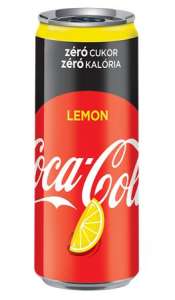 COCA COLA Üdítőital, szénsavas, 0,33 l, dobozos, COCA COLA "Coca Cola Zero Lemon" 31578608 