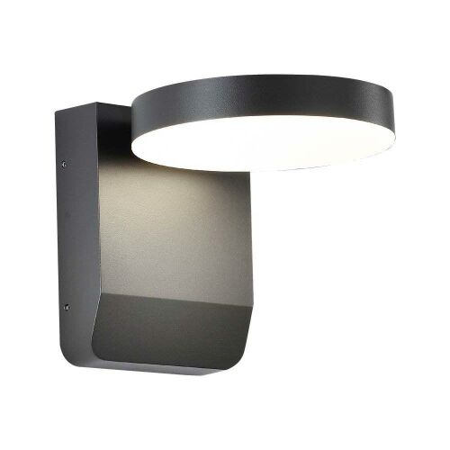 Projektor Oprawa Elewacyjna V-TAC 17W LED Okrągła Czarna IP65 VT-11020 3000K 2520lm 134144735