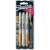 Sharpie Metallic Permanentni markeri, 3 pakiranja, fina oštrica, zlatni, srebrni, brončani