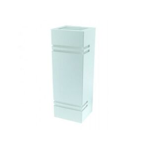 V-TAC Kültéri Fali Lámpa - Szögletes, Fehér, 2xGU10, IP44 119453166 - V-TAC