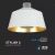 V-TAC 7W fehér csillár beépített LED-del, stílusos design