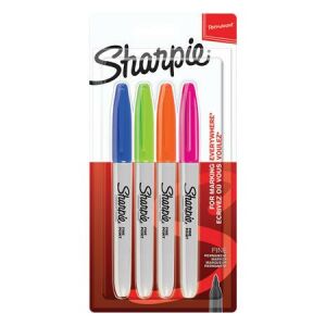 Sharpie Fine 4 darabos, vegyes színű alkoholos marker készlet - Sharpie