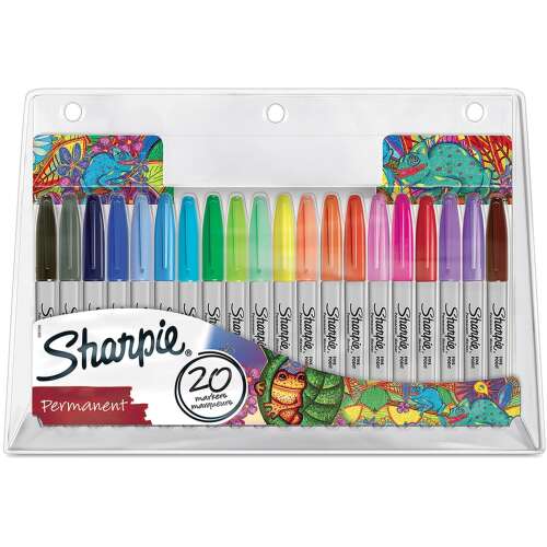 Sharpie Permanent Filctoll Készlet - 20 db, 0.9 mm
