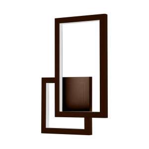 V-TAC Corten barna fali lámpa, 20W, IP20, meleg fehér, 120 Lm/W, modern design - V-TAC