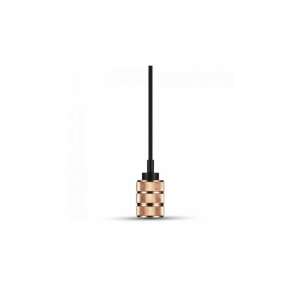 Lampă suspendată V-TAC de culoare auriu roz cu soclu E27 - V-TAC