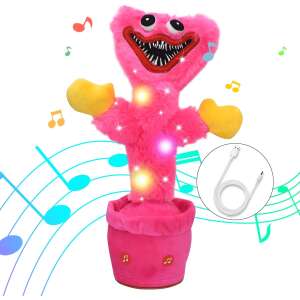 Visszabeszélő szörnyecske - énekel, táncol, zenél, elismétli amit mondasz neki - rózsaszín (BBR) (BBJ) 58739544 Zenélő plüssök