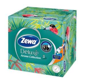 ZEWA Papír zsebkendő, 3 rétegű, 60 db, ZEWA "Aroma Collection"