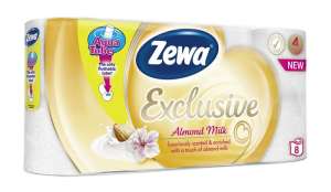 ZEWA Toilettenpapier, 4-lagig, 8 Rollen, ZEWA "Exclusive", almond milk 31567698 Toilettenpapier