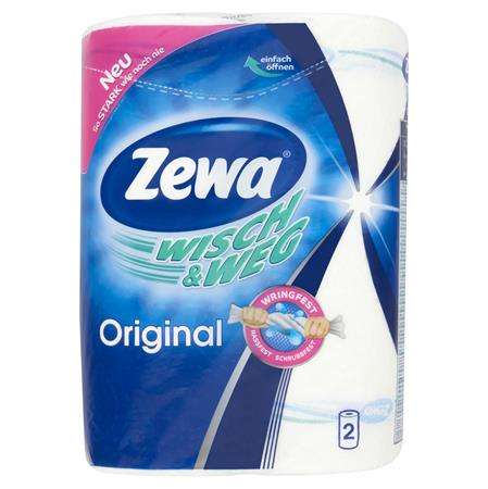 ZEWA Papierové utierky pre domácnosť, 2-vrstvové, 2 kotúče, ZEWA "Wisch&Weg Original"