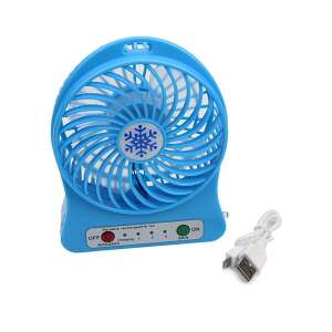 Mini hordozható akkus ventilátor LED fénnyel (BBV) 58755186 Ventilátorok