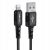 Acefast MFI USB-zu-Lightning-Ladekabel, 1,8 m, 2,4 A, Schwarz 58755296