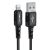Kabel ładujący Acefast MFI USB na Lightning, 1,8 m, 2,4 A, czarny 58755296