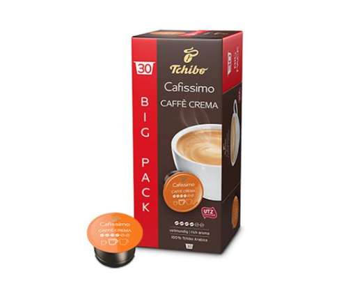 TCHIBO Kávové kapsule, 30 kusov, TCHIBO "Cafissimo Caffé Crema Rich"