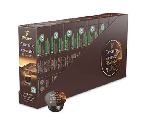 TCHIBO Kávékapszula, 10 db, TCHIBO "Cafissimo Espresso El Salvador"