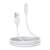 Kabel Joyroom USB-A do Lightning, białe, 1 metr, 2.4A szybkie ładowanie