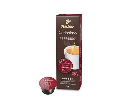TCHIBO Kávékapszula, 10 db, TCHIBO "Cafissimo Espresso Intense"