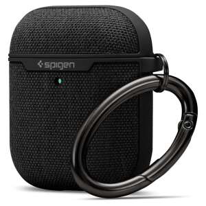 Spigen URBAN FIT schwarzes Case für Apple AirPods mit Karabiner - Spigen Headset Zubehör