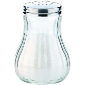 Cukor- és kakaószóró, 25cl üveg cukor- és kakaószóró rozsdamentes acél fedéllel - WaliSec