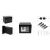 Colaj cu caracteristicile seifului electronic Malatec: seif, chei, baterii, hardware de montare