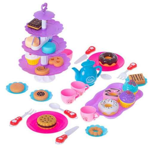 Tea set with cakes 46pcs 58776725