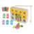Ikonka Educational Wooden Toy for Fine Motor Skills: Fishing and Harvesting Game