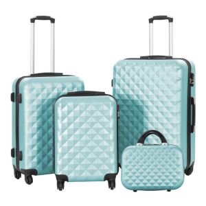 Timeless Tools Travel Suitcase Set with Cosmetic Bag, Multiple Colors - Mint Green 141923419 - Suitcase