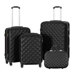 Timeless Tools Set valiza de calatorie cu geanta cosmetica-negru