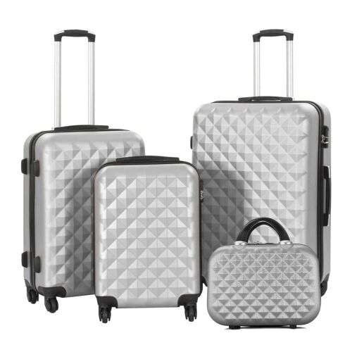 Timeless Tools Travel Suitcase Set with Cosmetic Bag, Multiple Colors - Grey 142063757