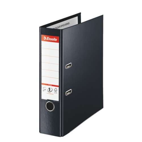 Esselte No. 1 Standard Plus A4 iratrendező, fekete, 80mm gerinc