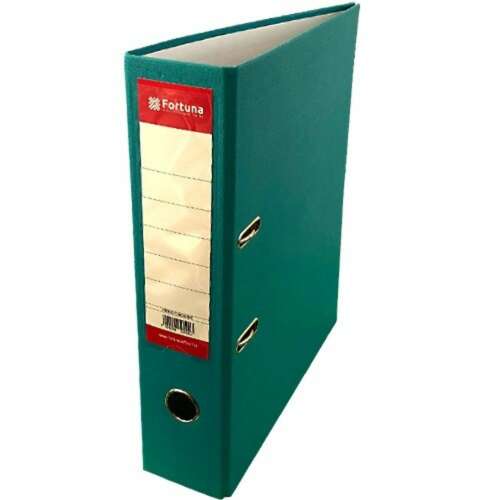 Fortuna A4 türkiz gyűrűs mappa, 75mm
