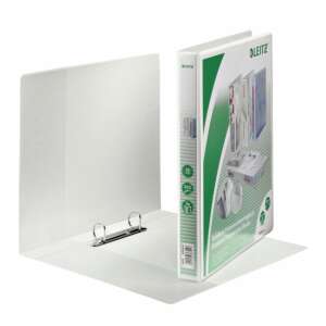 Leitz A4 Maxi gyűrűskönyv, fehér, 2 gyűrűs, 38 mm D-gyűrűs - Gyűrűskönyvbetét