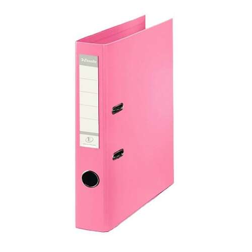 Esselte No. 1 Standard emelőkaros iratrendező, A4, 50mm gerinc, rózsaszín
