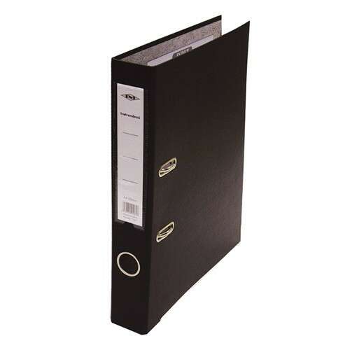 Fekete A4 iratrendező 50 mm-es gyűrűkkel, Iratrendező