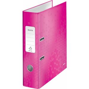 Binder Leitz 180° Wow Hebel A4 80mm rosa (10K302W) 134065685 - Ringordner