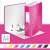 Binder Leitz 180° Wow Hebel A4 80mm rosa (10K302W) 134065685
