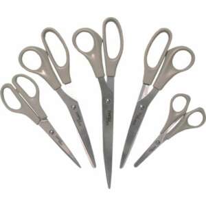 Dahle 54605 háztartási olló, 5 darabos készlet, szürke markolat, ezüst pengék - Dahle