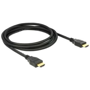 Delock High Speed HDMI kábel Ethernet-tel, 1 méter, 4K támogatás - HDMI kábel