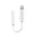 Dudao L16i Lightning 3,5 mm-es audio adapter, fehér