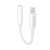 Dudao L16i Lightning to 3.5mm audio adapter, white