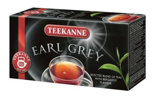 TEEKANNE Schwarzer Tee, 20x1,65 g, TEEKANNE, "Earl grey"