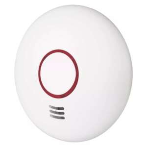 Emos P56500 smoke detector, white, front view - Safety