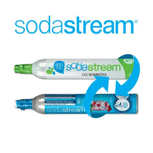 Cartuș de gaz de înlocuire Sodastream (disponibil numai personal)