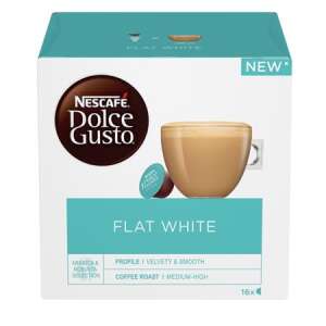 NESCAFE Kaffeekapseln, 16 Stück, NESCAFÉ "Dolce Gusto Flat White"