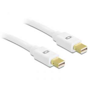 Delock Mini DisplayPort cable, 2m, white, 4K 60Hz - DisplayPort