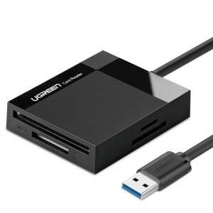 UGREEN CR125 USB 3.0 kártyaolvasó SD, MicroSD, CF és MS kártyákhoz - USB kártyaolvasó