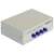 Delock 4-Port VGA-Switch, manuell bidirektional, grau, 4 Ports, 1 Ausgang, VGA-Anschluss