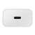 Încărcător de perete Samsung 15W USB-C, alb, prim-plan al portului USB-C