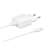 Samsung 15W USB-C wall charger with EU plug and USB-C cable, white