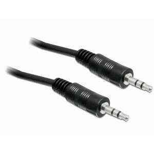 Delock 3.5mm stereo jack audio cable, 2.5m long, black - Cable