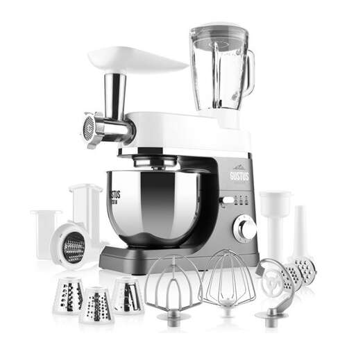 ETA Gustus IV Gulliver Kitchen Machine with Meat Grinder, Blender, and Attachments